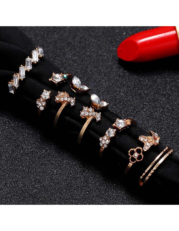 Jewels Galaxy Gold Plated Stone Studded Contempora...