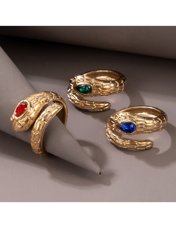 Jewels Galaxy Women Set of 9 Gold Plated Adjustable Hug-Floral Finger Ring