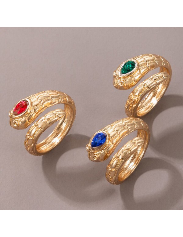 Jewels Galaxy Women Set of 9 Gold Plated Adjustable Hug-Floral Finger Ring