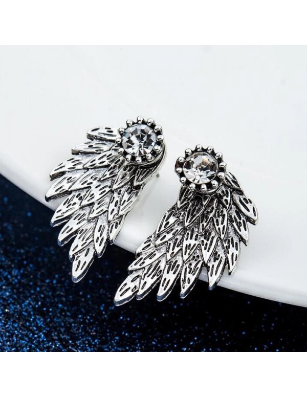 Jewels Galaxy Silver Plated Wings Of Hope themed C...