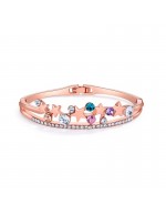 Rose Gold-Plated Handcrafted Bangle-Styl...