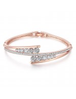 Rose Gold-Plated Handcrafted Stone-Studd...