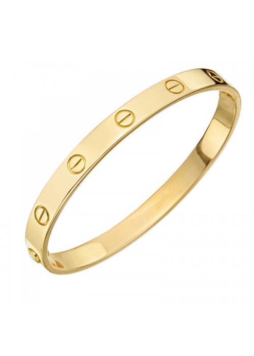 Jewels Galaxy Jewellery For Women Contemporary Gold Plated Love Bracelet