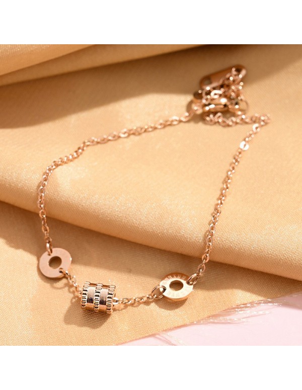 Jewels Galaxy Stainless Steel Rose Gold Plated Sph...
