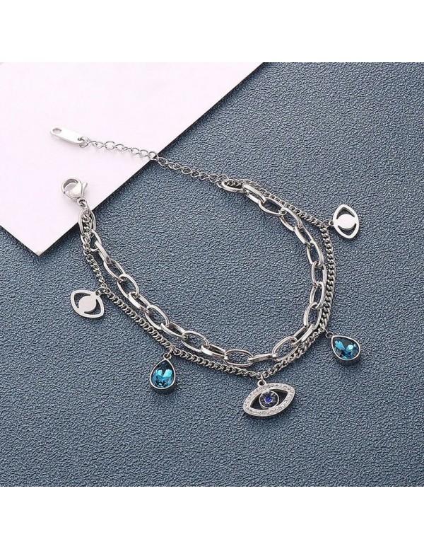 Jewels Galaxy Silver Plated Stainless Steel Anti T...