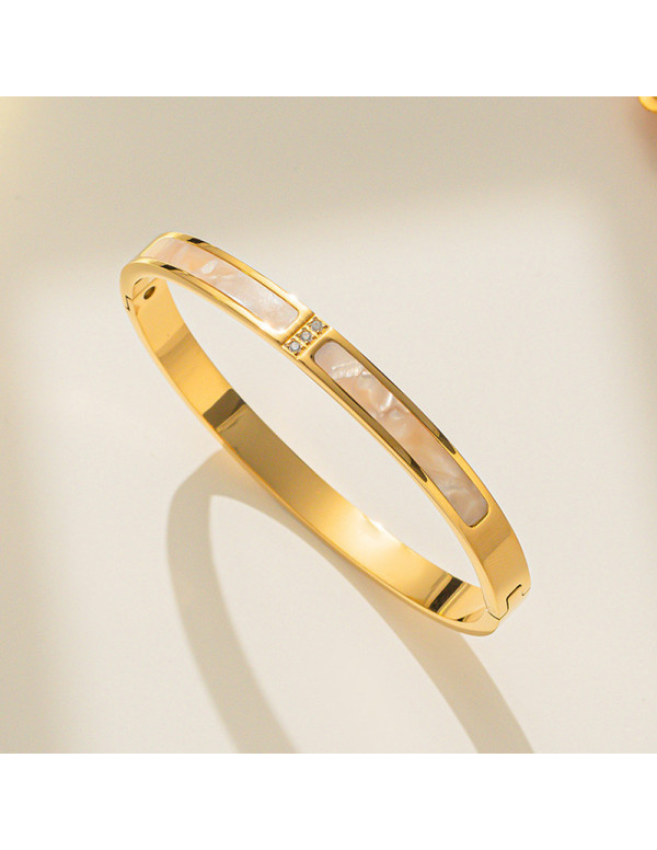 Jewels Galaxy Stainless Steel Gold Plated Mother O...