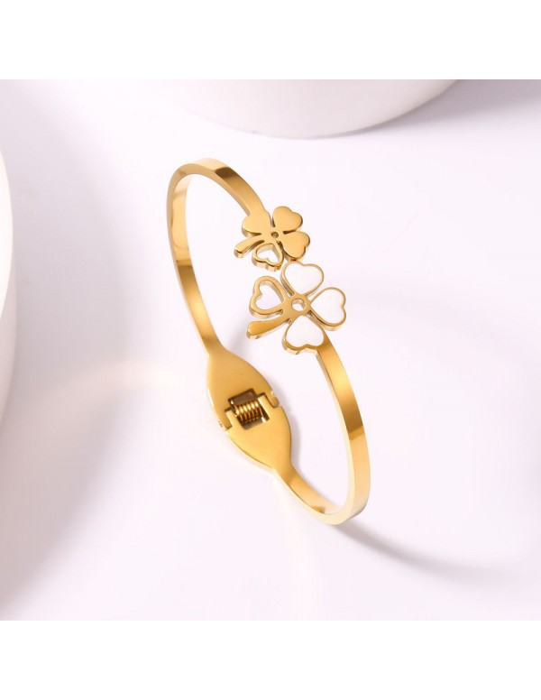 Jewels Galaxy Stainless Steel Gold Plated Mother O...