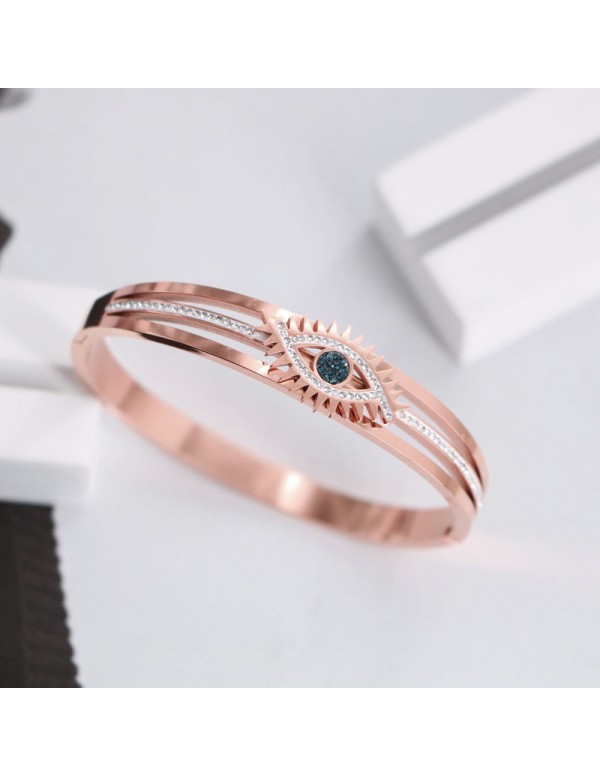 Jewels Galaxy Stainless Steel Rose Gold Plated Ame...