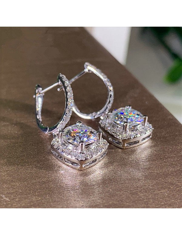 Jewels Galaxy Silver Plated American Diamond Studd...