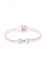 Rose Gold-Plated Handcrafted Cuff Bracel...