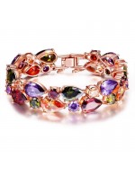 Jewels Galaxy Gold-Toned & Multicolo...