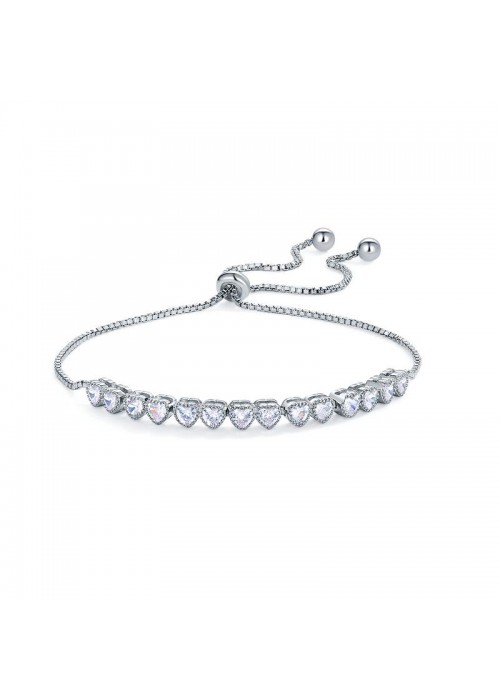Silver-Plated Handcrafted Link Bracelet 3247