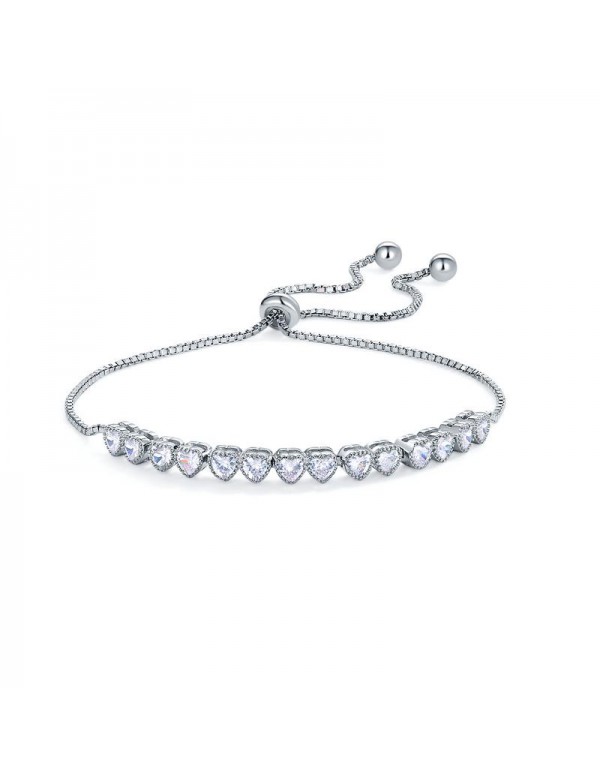 Silver-Plated Handcrafted Link Bracelet 3247