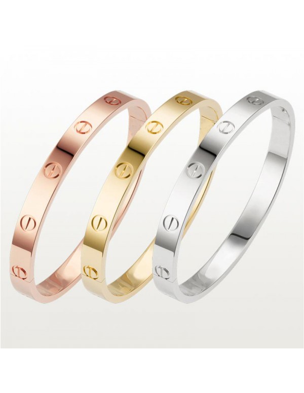 Jewels Galaxy Jewellery For Women Contemporary Rose-Silver-Gold Plated Love Bracelet Combo