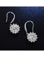 Jewels Galaxy Silver Plated Crystal Stud...