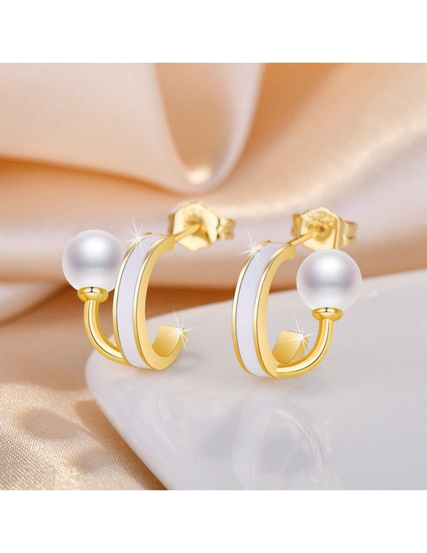 Jewels Galaxy Gold Plated Freshwater Pearl Studded...