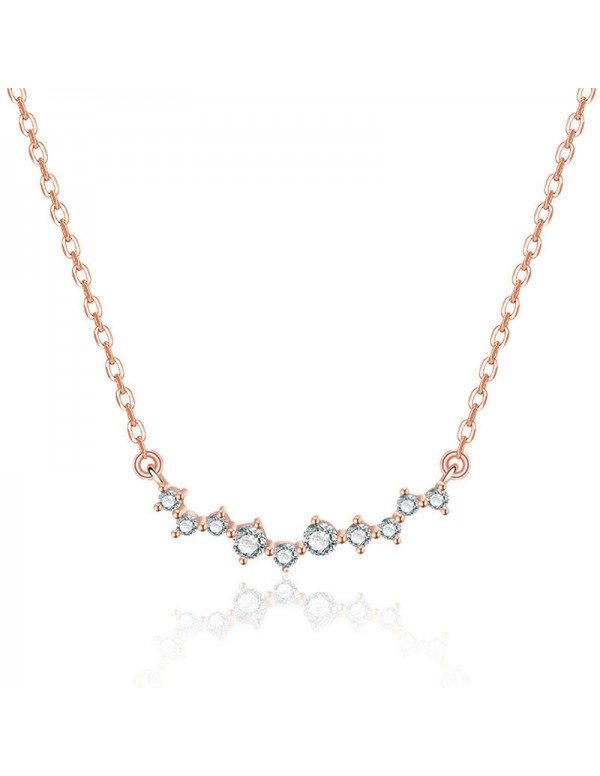 Jewels Galaxy Rose Gold Plated American Diamond St...