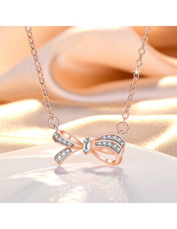 Jewels Galaxy Rose Gold Plated American Diamond St...