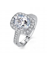Jewels Galaxy Exquisite Crystal Silver P...
