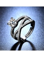 Jewels Galaxy Silver Plated American Dia...