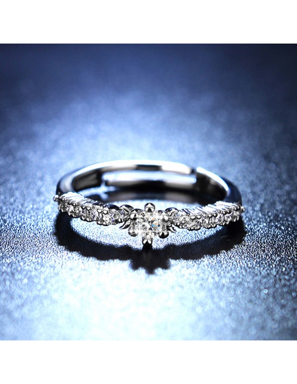 Jewels Galaxy Silver Plated American Diamond Studd...