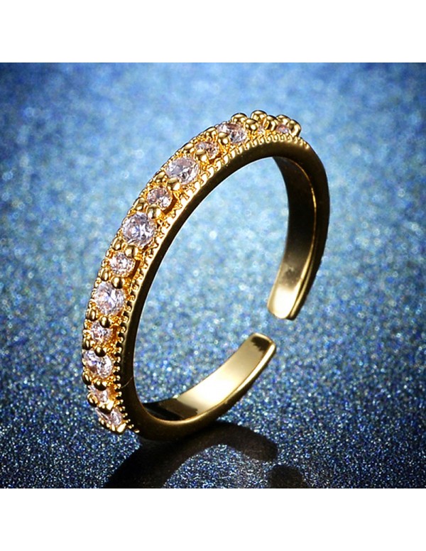 Jewels Galaxy Gold Plated Crystal Studded Contempo...