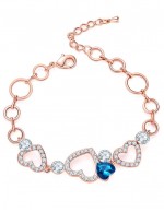 Jewels Galaxy Off-White Brass Rose Gold-...